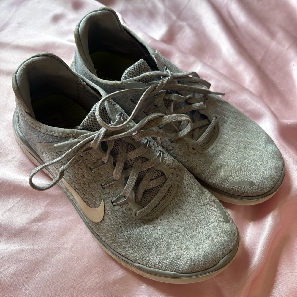 Nike Gray Athletic Running Shoes